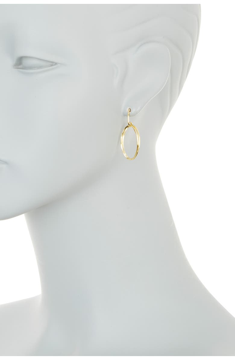 ARGENTO VIVO Two-Tone Frontal Hoop Earrings, Alternate, color, 