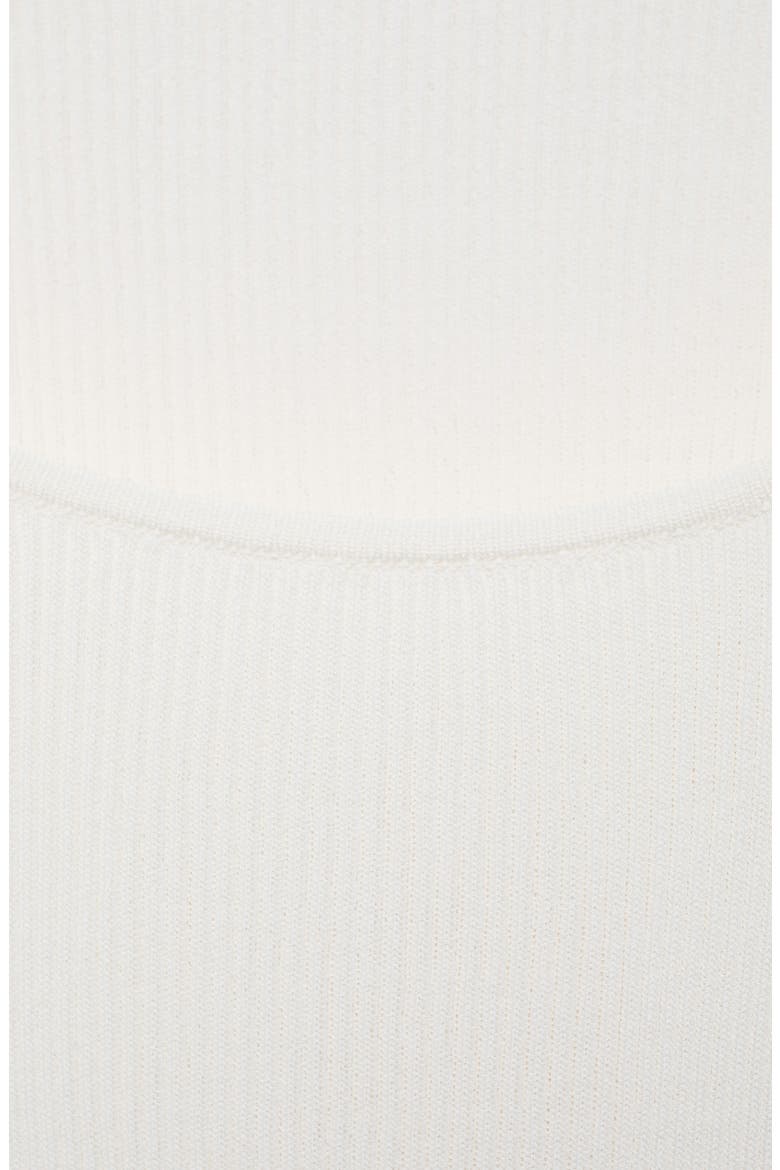 Short Sleeve Rib Sweater, Alternate, color, OFF WHITE