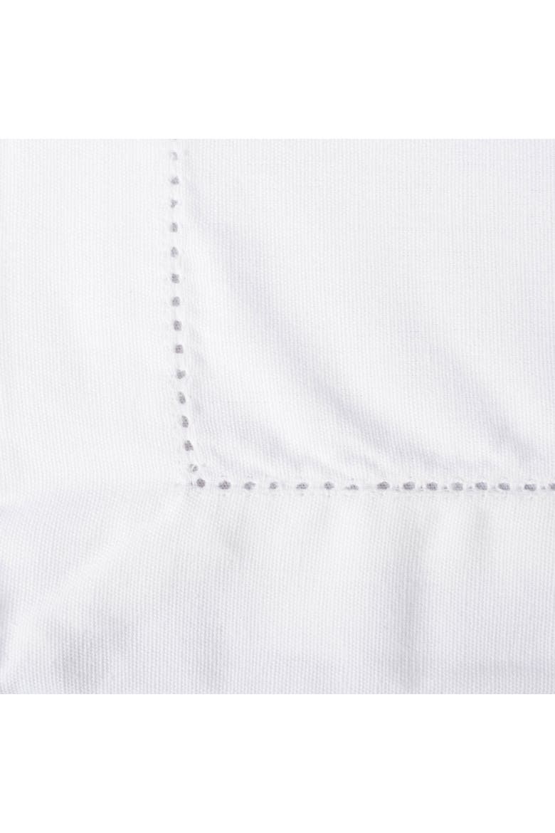 Off-White Hemstitch Table Runner 14x108, Alternate, color, Off-White