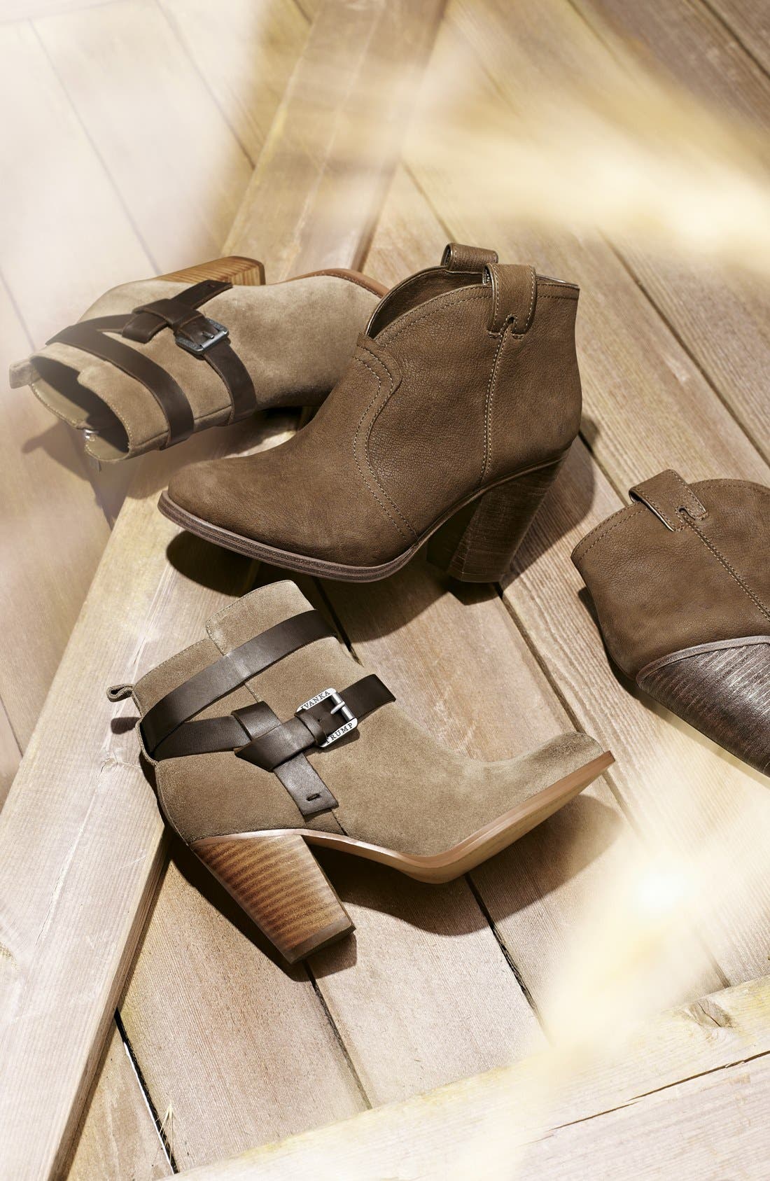 'Filoer' Round Toe Bootie, Alternate, color, GREY SUEDE