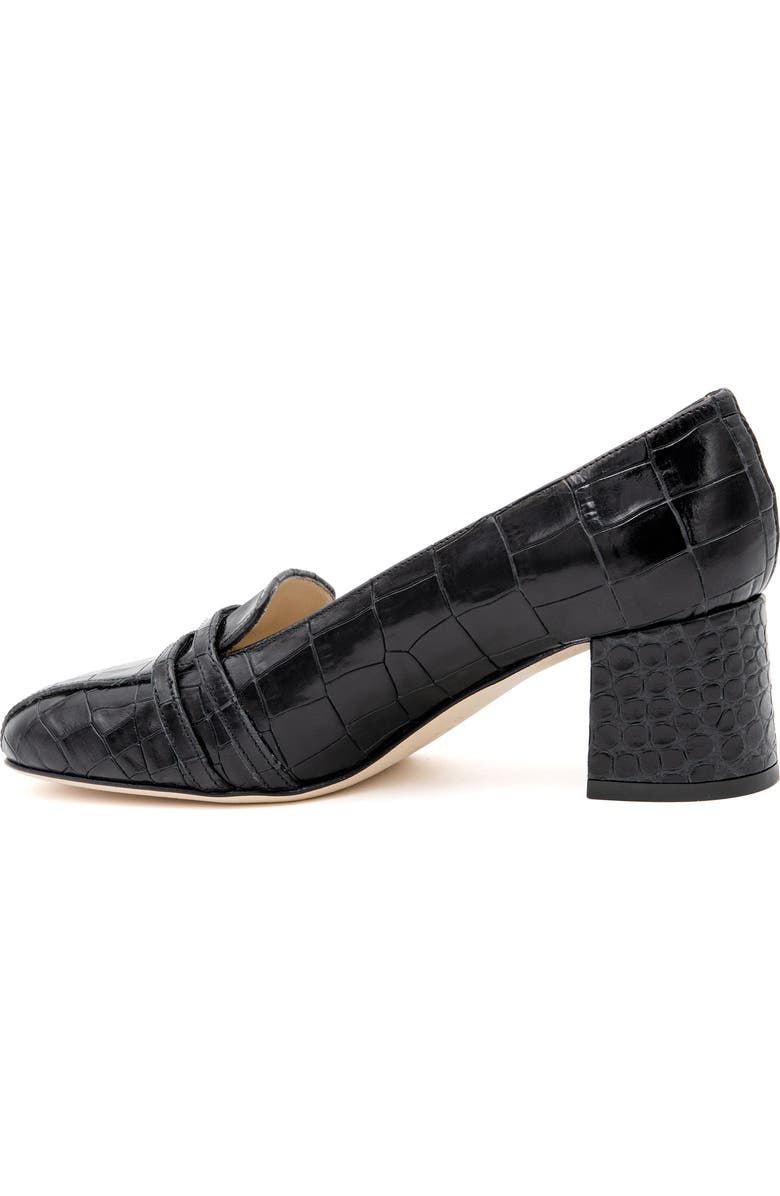 Amalfi by Rangoni Basilico Loafer Pump, Alternate, color, Nero Cocco Bengala