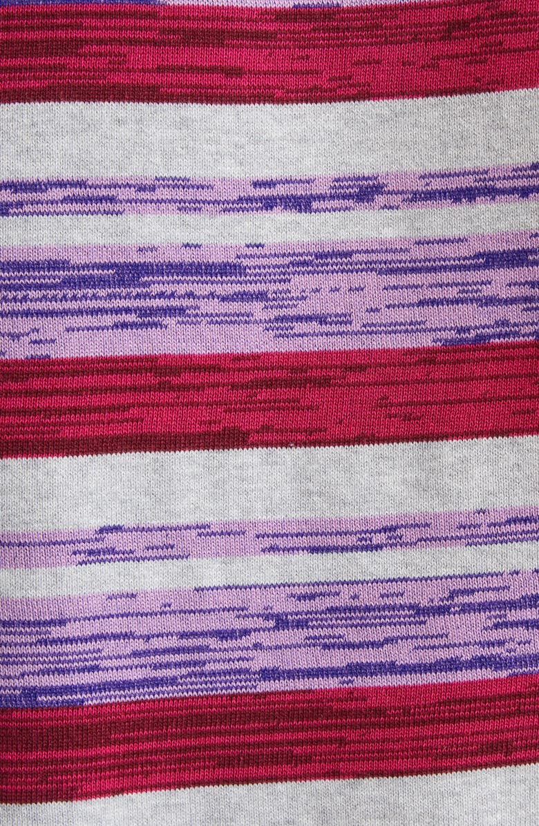 Waste Yarn Project Gautam One of a Kind Cotton Polo, Alternate, color, Purple Multi
