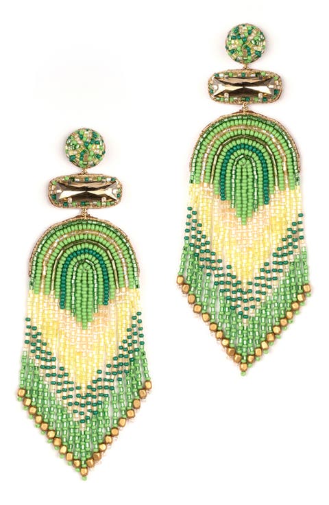 Ishani Beaded Drop Earrings