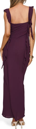 Lanai Ruffle Sleeveless Maxi Dress
