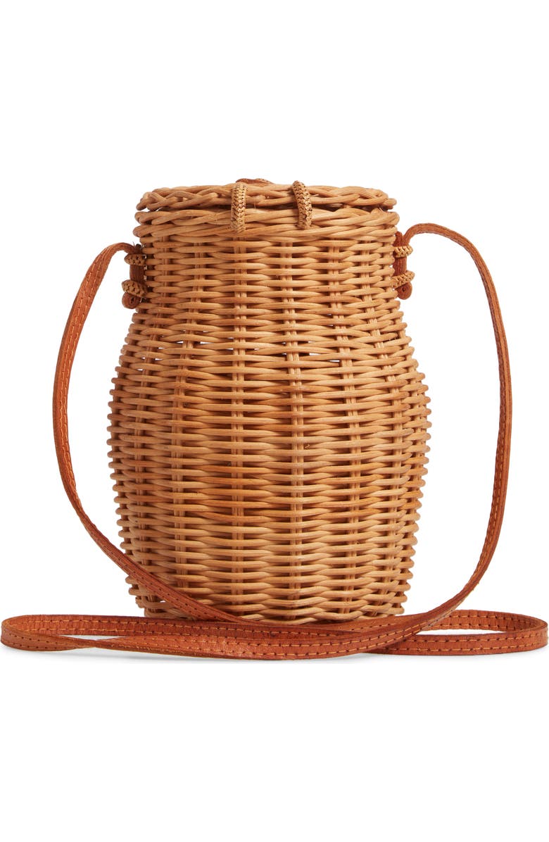 Street Level Straw Crossbody Bag, Alternate, color,