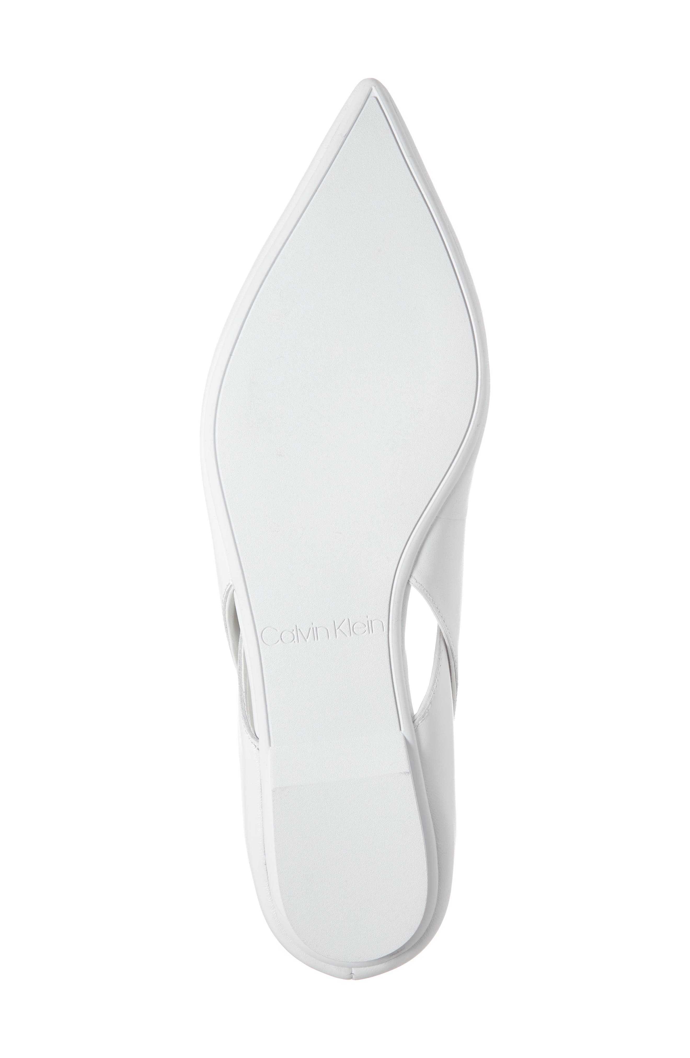 Merrel Flat, Alternate, color, WHITE LEATHER