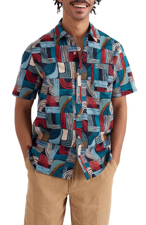 Godrev Print Organic Cotton Shirt