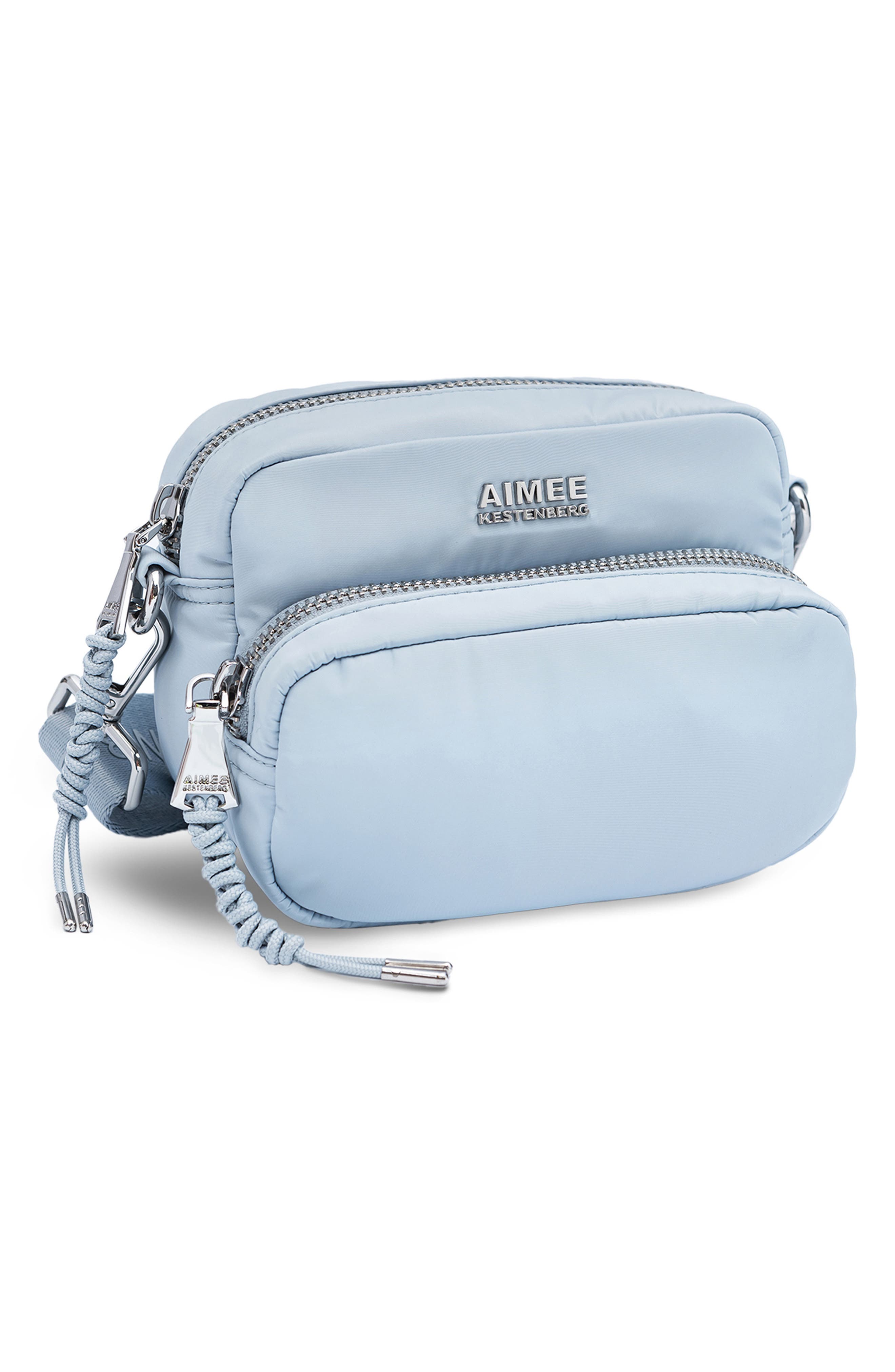 Nylon Camera Crossbody Bag, Alternate, color, BREEZE BLUE