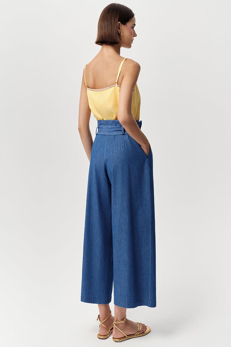 Leroy High Waisted Denim Jeans, Alternate, color, Blue
