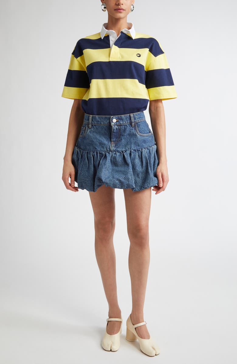 Coperni Stripe Cotton Polo, Alternate, color,