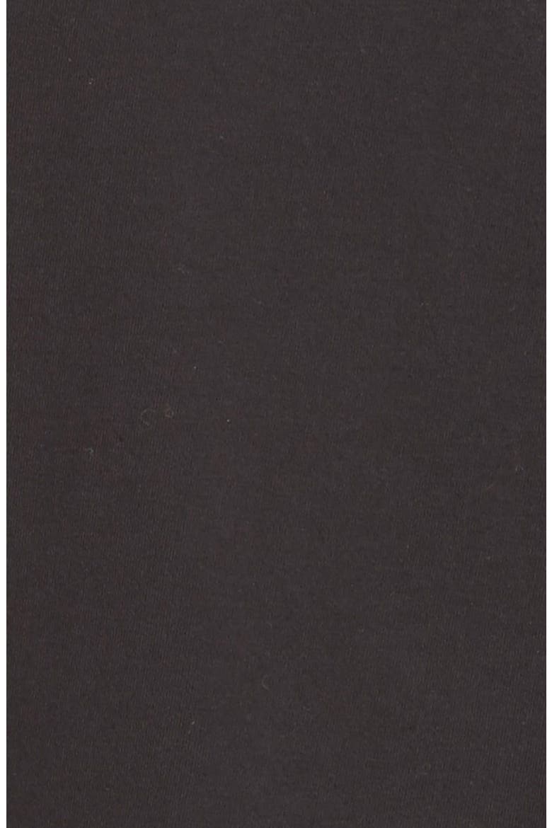 Stretch Pima Cotton Jersey Pajamas, Alternate, color, BLACK