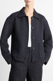 Vince Cotton Blend Quilted Jacket