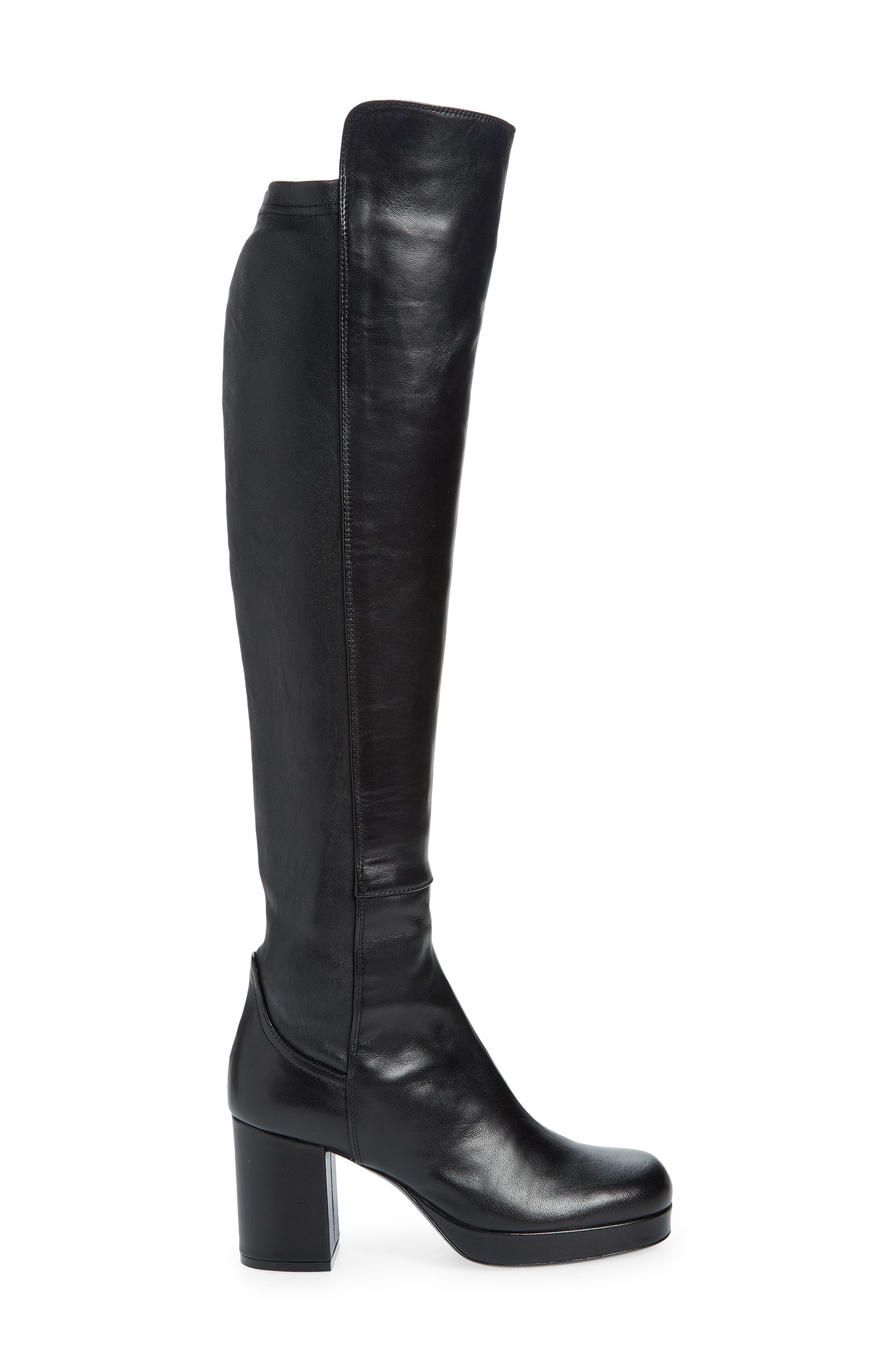 AGL Betty Platform Knee High Boot, Alternate, color, 