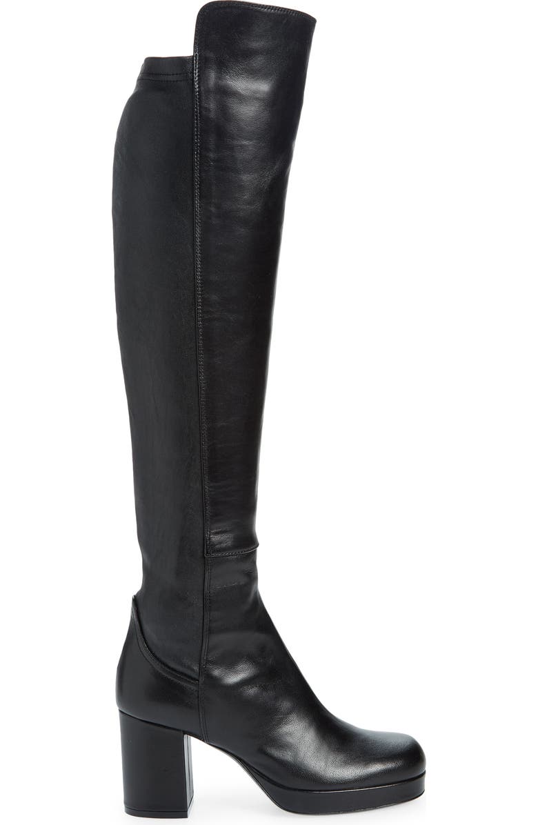 AGL Betty Platform Knee High Boot, Alternate, color,