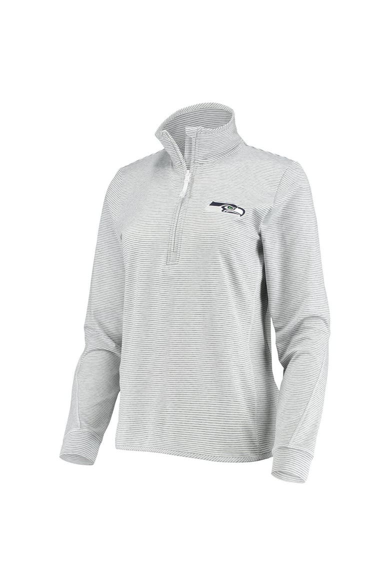 Women's Vineyard Vines Heather Gray Seattle Seahawks Sankaty Shep Half-Zip Pullover Top, Alternate, color, Heather Gray