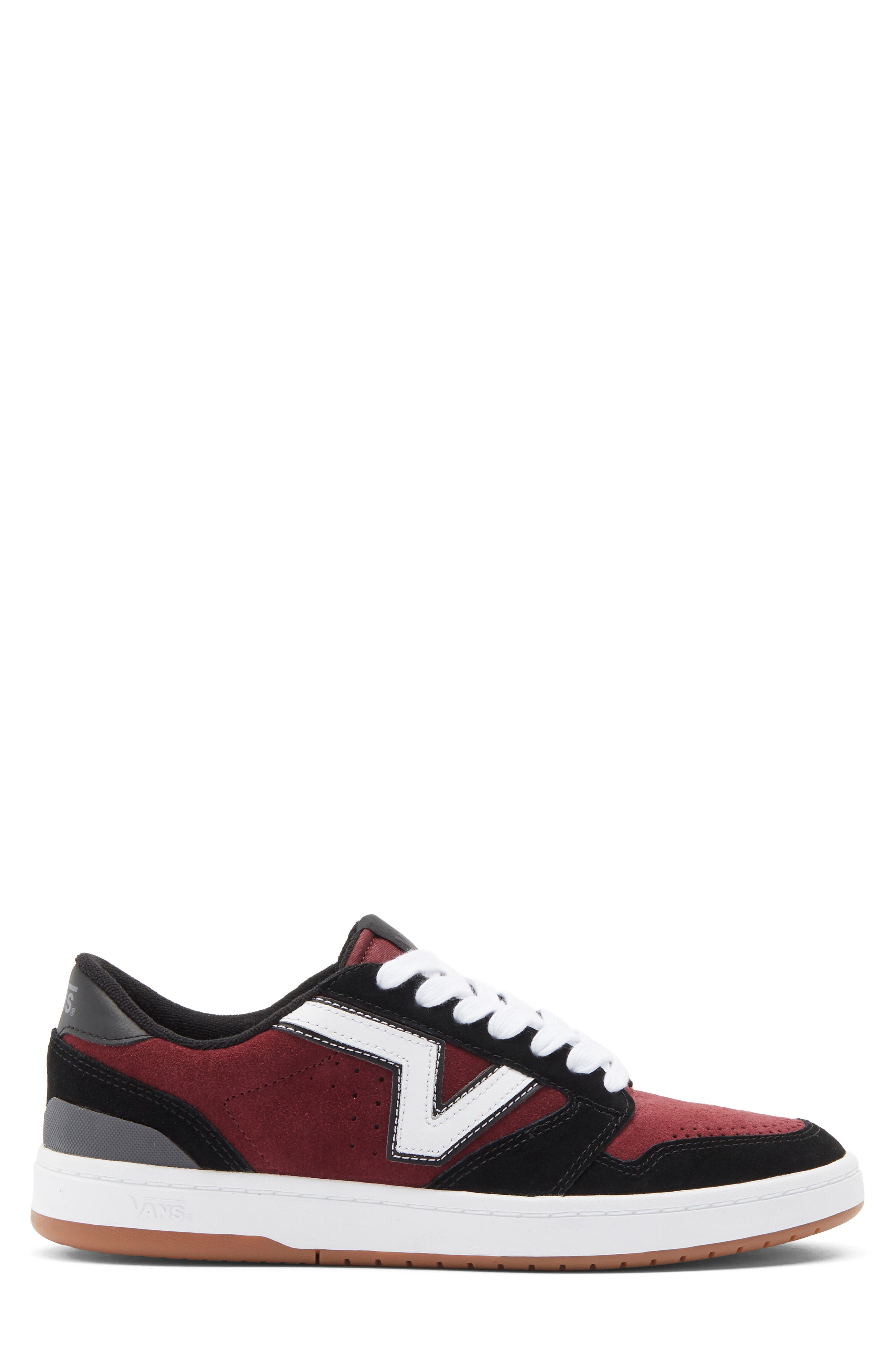 Lowland 2.0 Sneaker, Alternate, color, BLACK/PORT