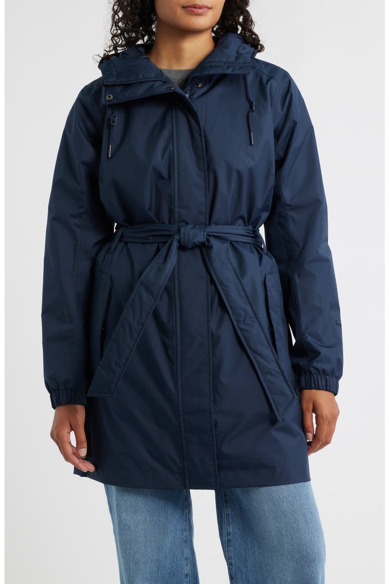Classic Insulated Trench Coat, Alternate, color, NAVY