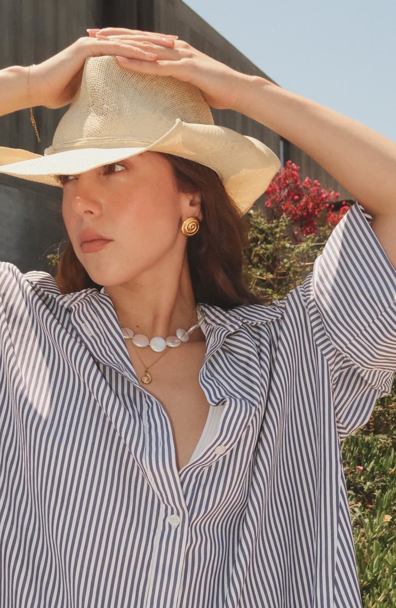 Joiana Jewelry Billow Earrings, Alternate, color, Gold