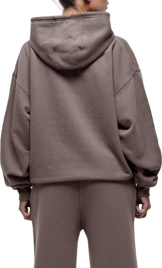 Vintage Taupe Relaxed Hoodie