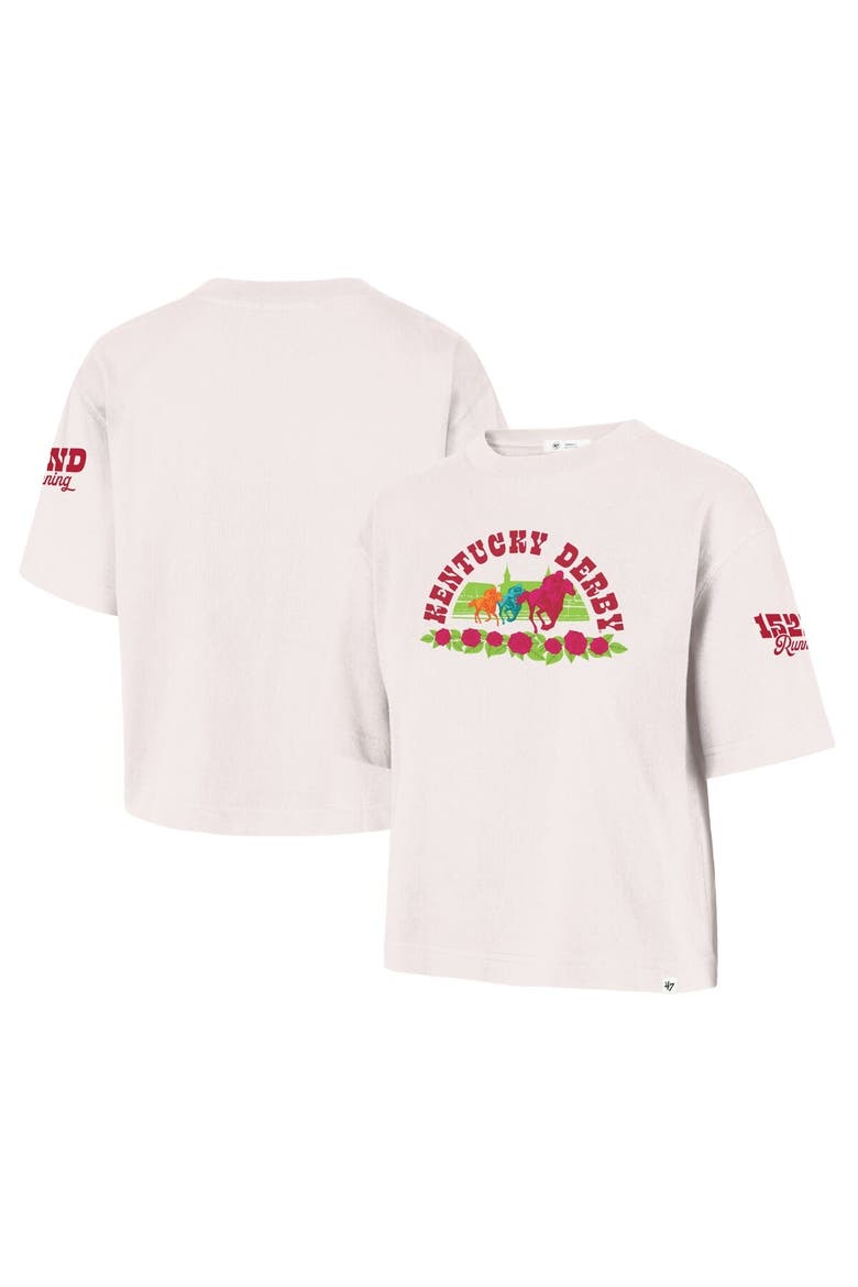 Women's '47 White 152nd Kentucky Derby Reed City T-Shirt, Main, color, White
