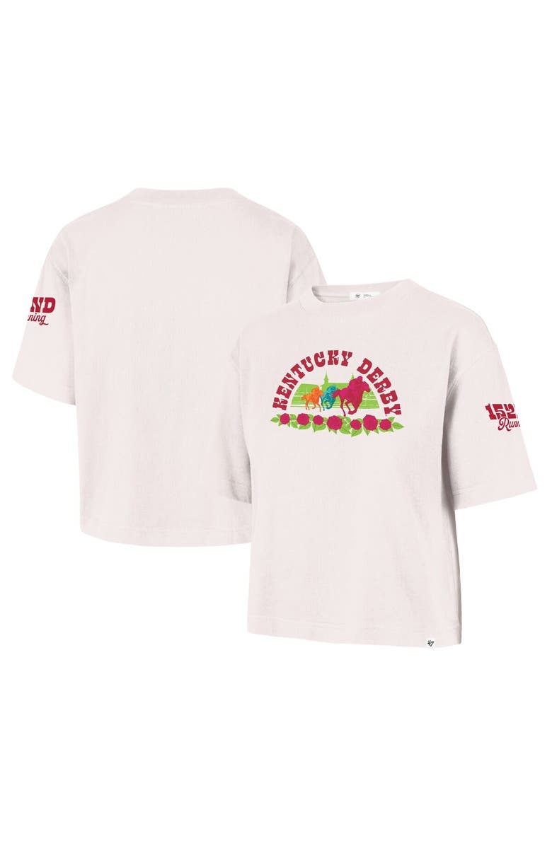 '47 Women's '47 White 152nd Kentucky Derby Reed City T-Shirt, Main, color, White