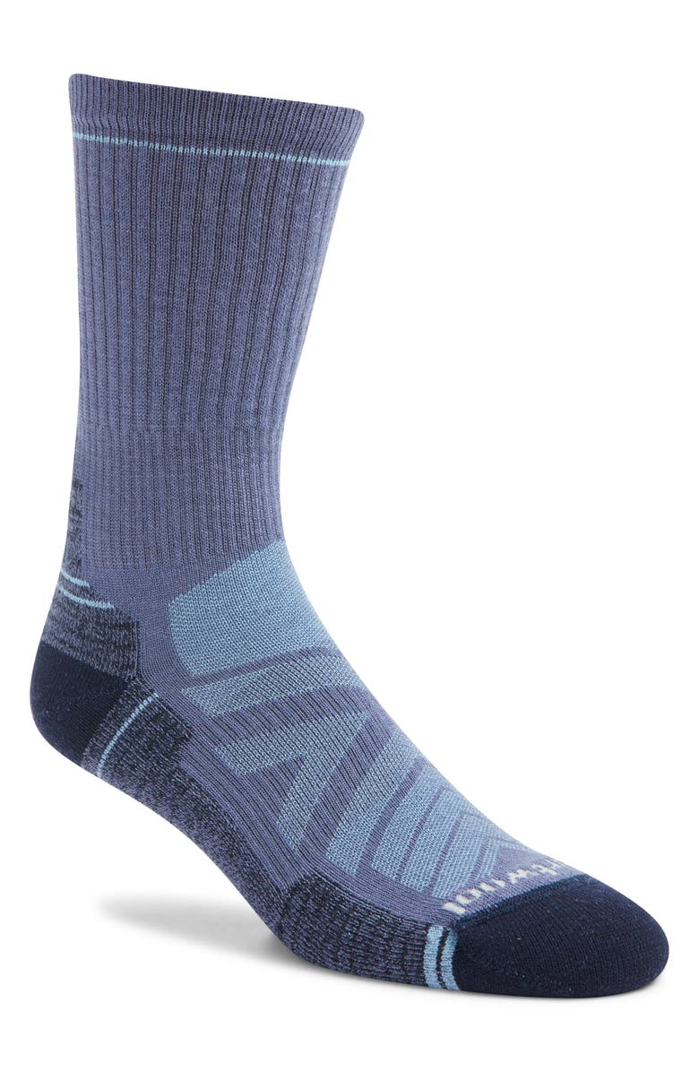 Smartwool Hike Light Cushion Crew Socks, Main, color, Nightfall Blue