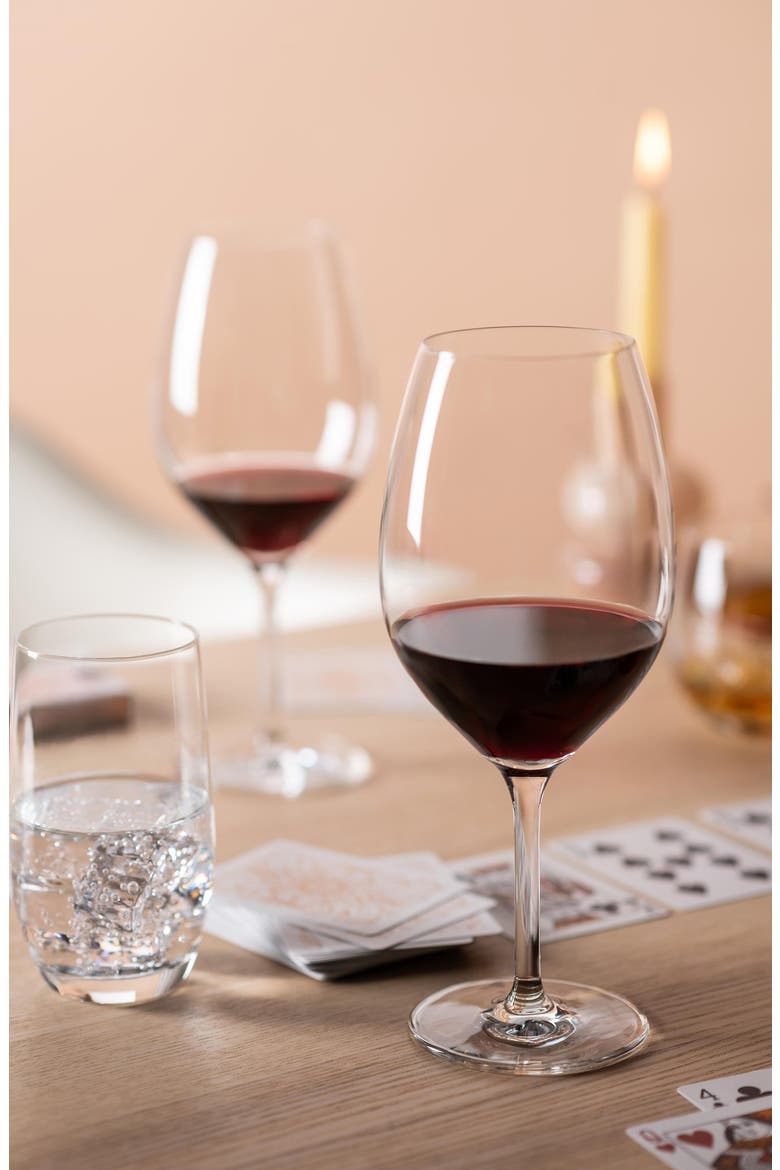 Banquet Set of 6 High ball Cocktail Glasses, Alternate, color, CLEAR