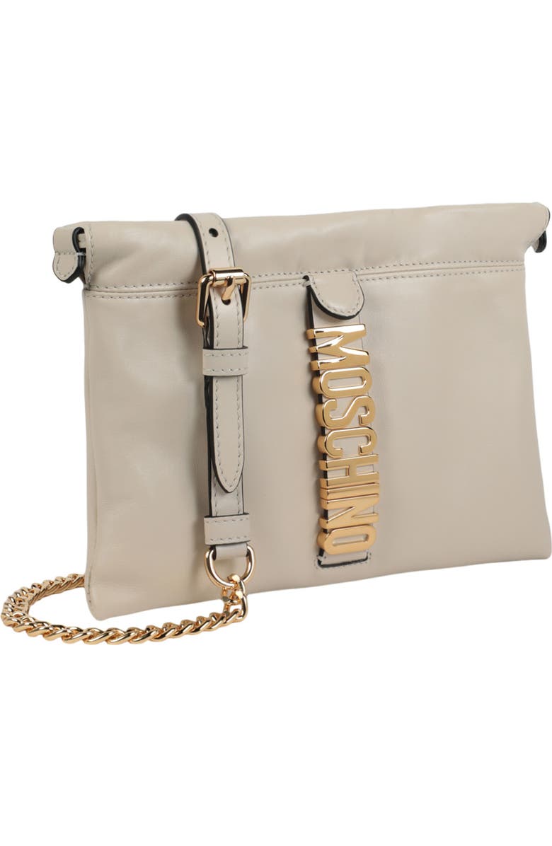 Moschino Belt Logo Crossbody Bag, Alternate, color,