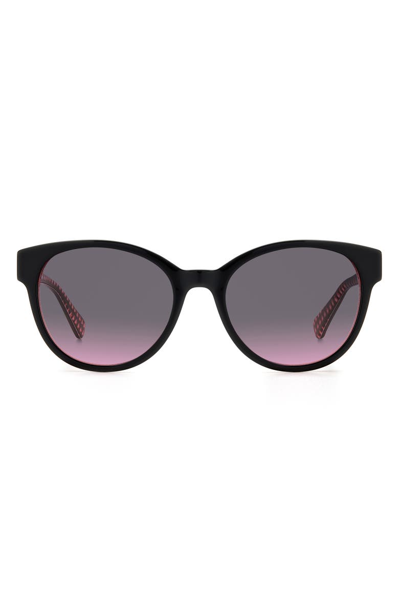 Kate Spade New York nathalie 55mm gradient round sunglasses, Main, color, 