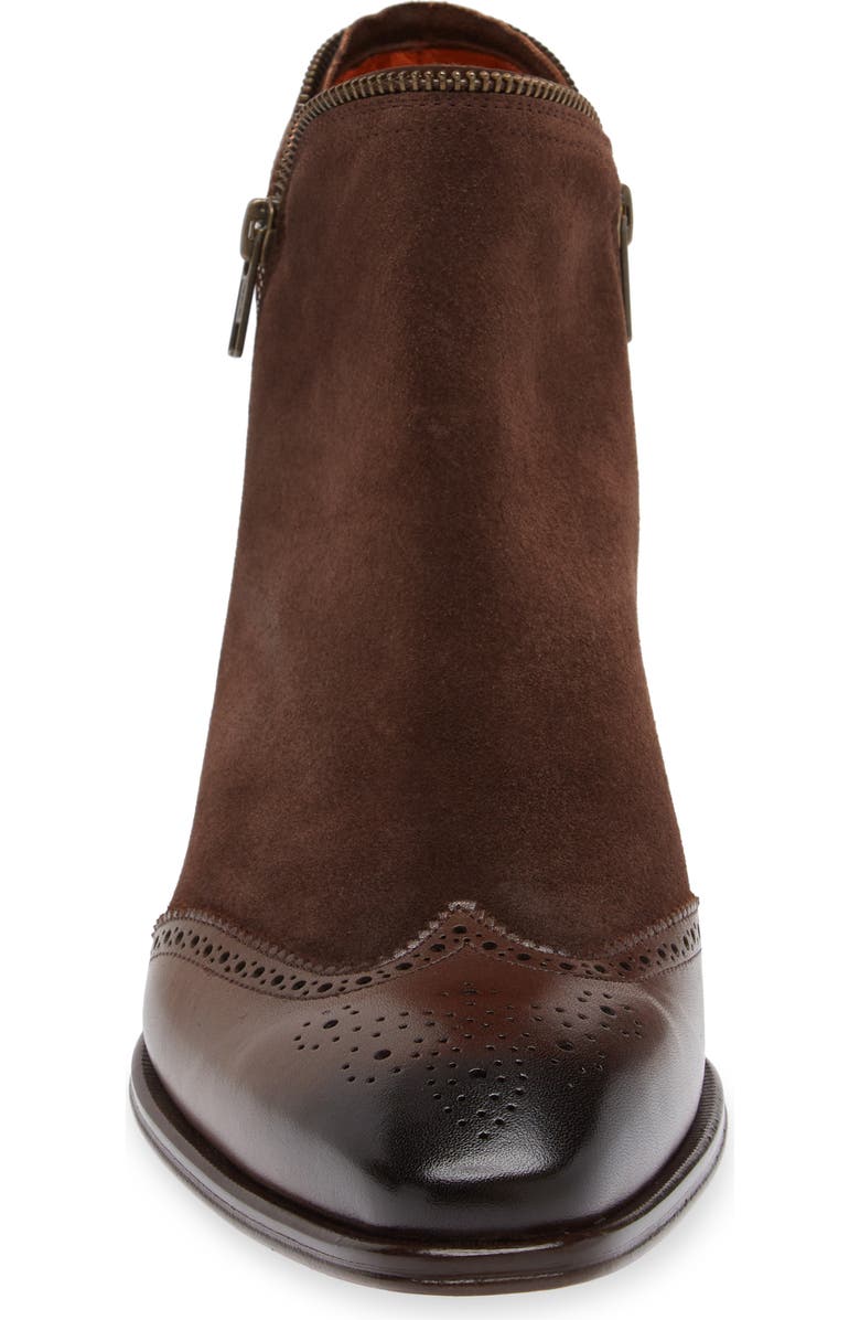 Mezlan Camilleri Wingtip Ankle Boot, Alternate, color, Brown