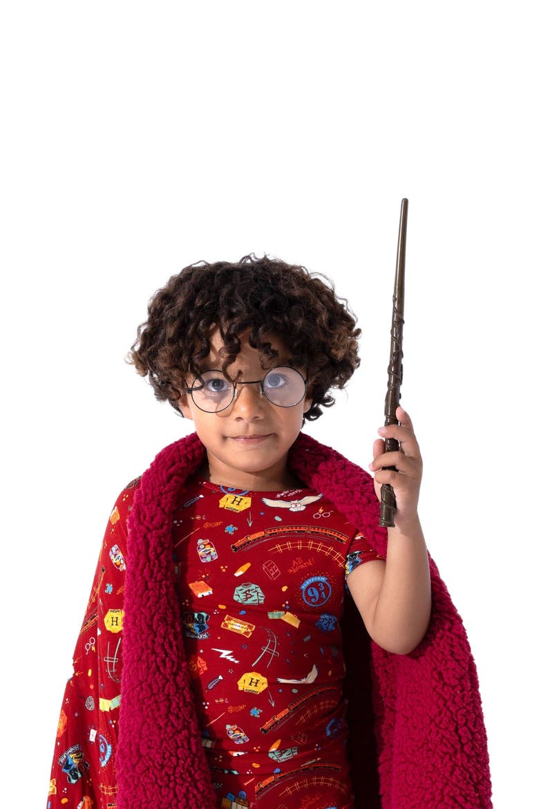 Hogwarts Express Kids 2-Piece Short Sleeve & Shorts Pajama Set, Alternate, color, Hogwarts Express