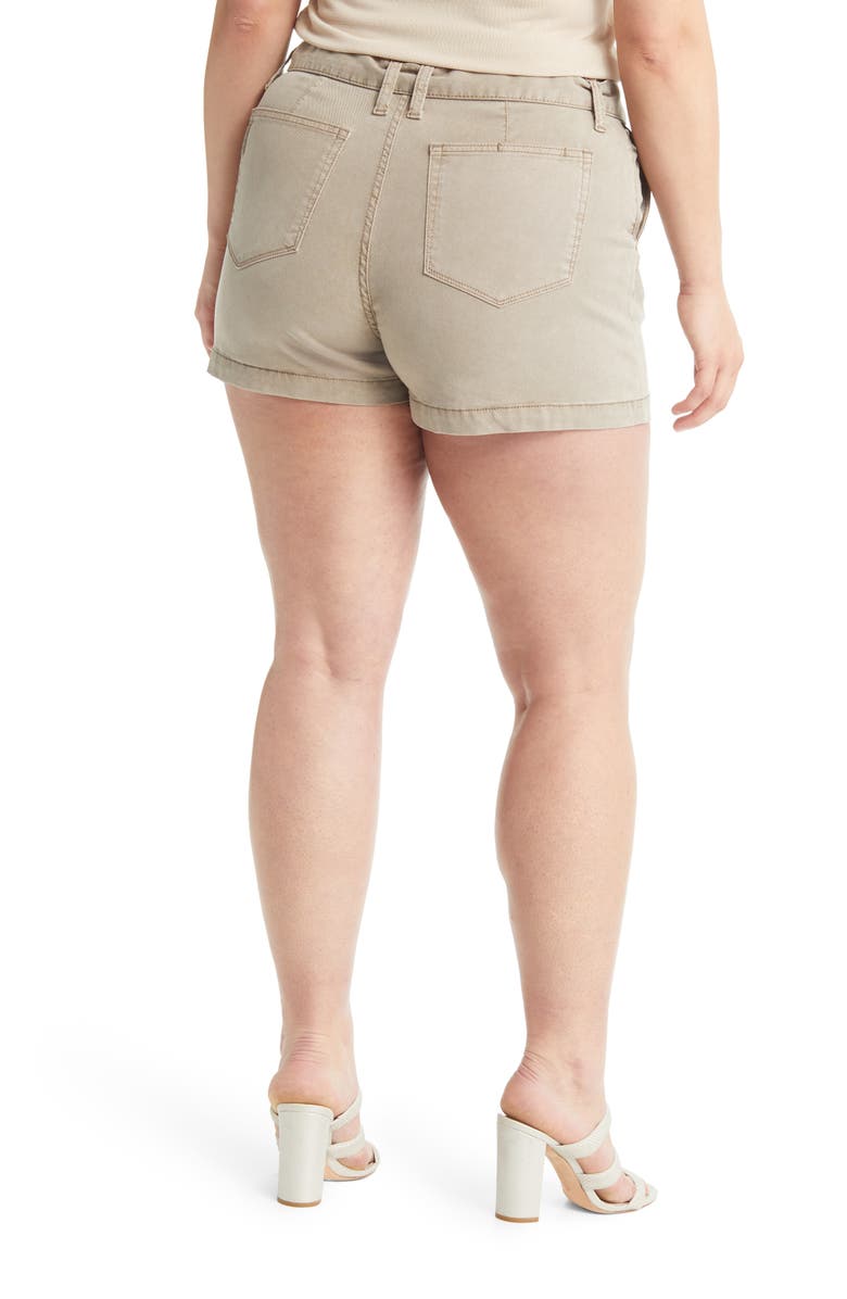 PAIGE Anessa Tie Waist Pleated Shorts, Alternate, color, 