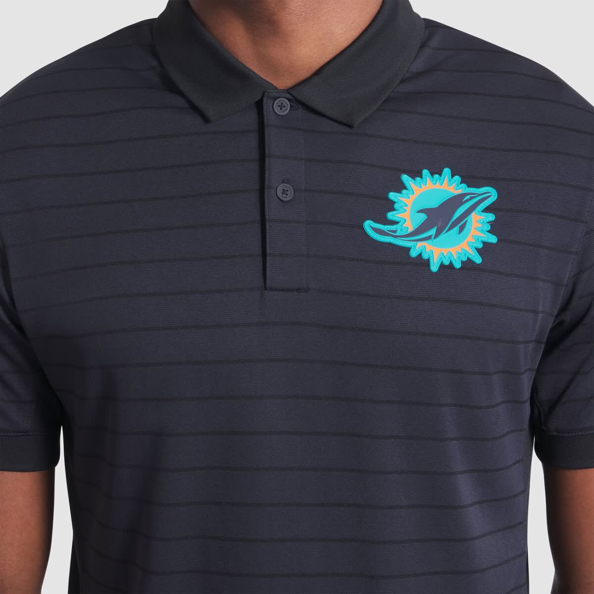 miami dolphins dri fit polo