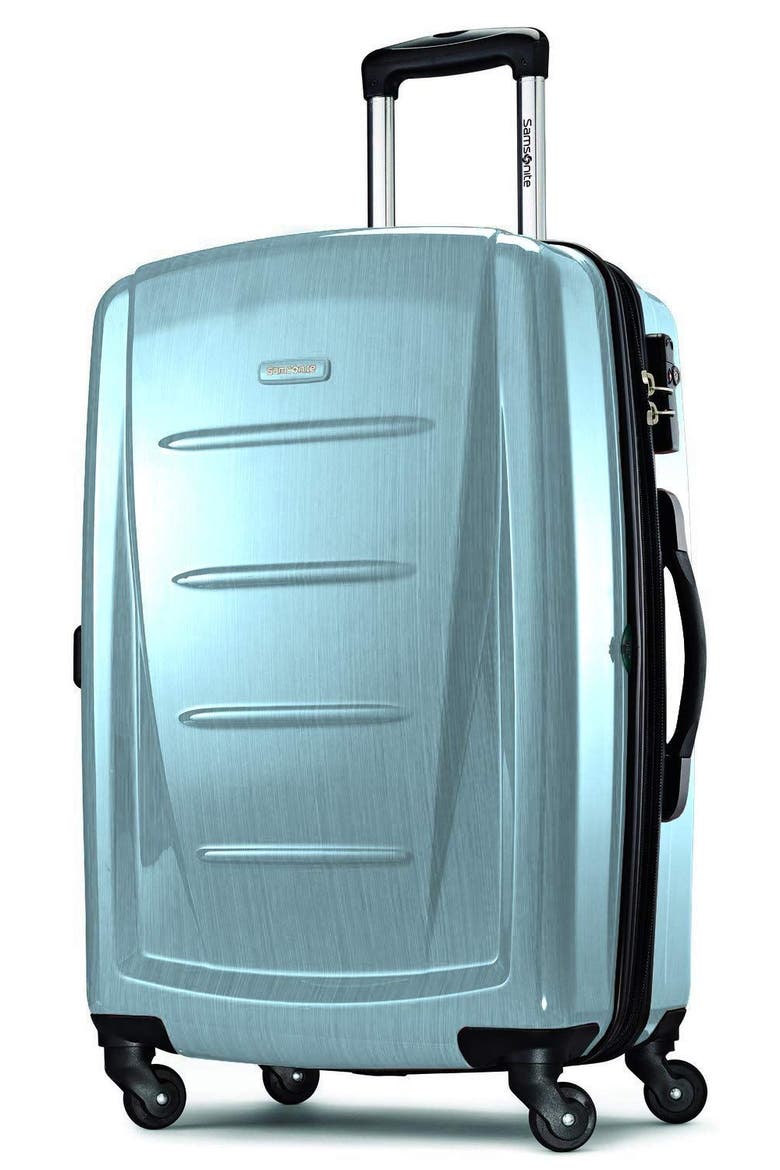 Winfield 2 (20/28) 2-Piece Set Hardside Expandable Luggage with Spinner Wheels, Alternate, color, Ice Blue