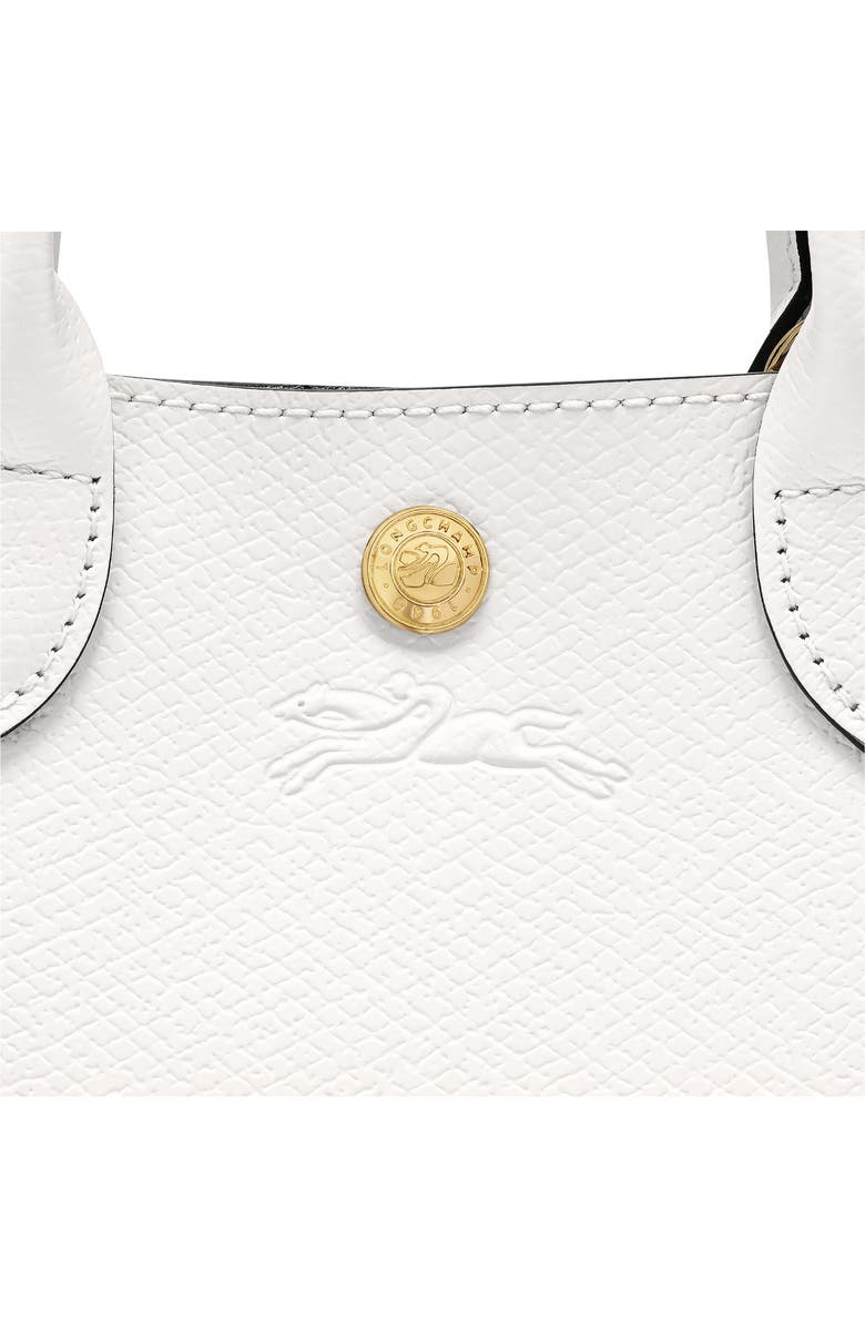Longchamp Épure North/South Leather Top Handle Tote, Alternate, color, White