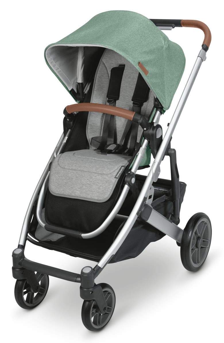 UPPAbaby <sup>®</sup> Reversible Water Resistant Seat Liner for VISTA & CRUZ Strollers, Alternate, color, Light Grey/Cozy Fleece