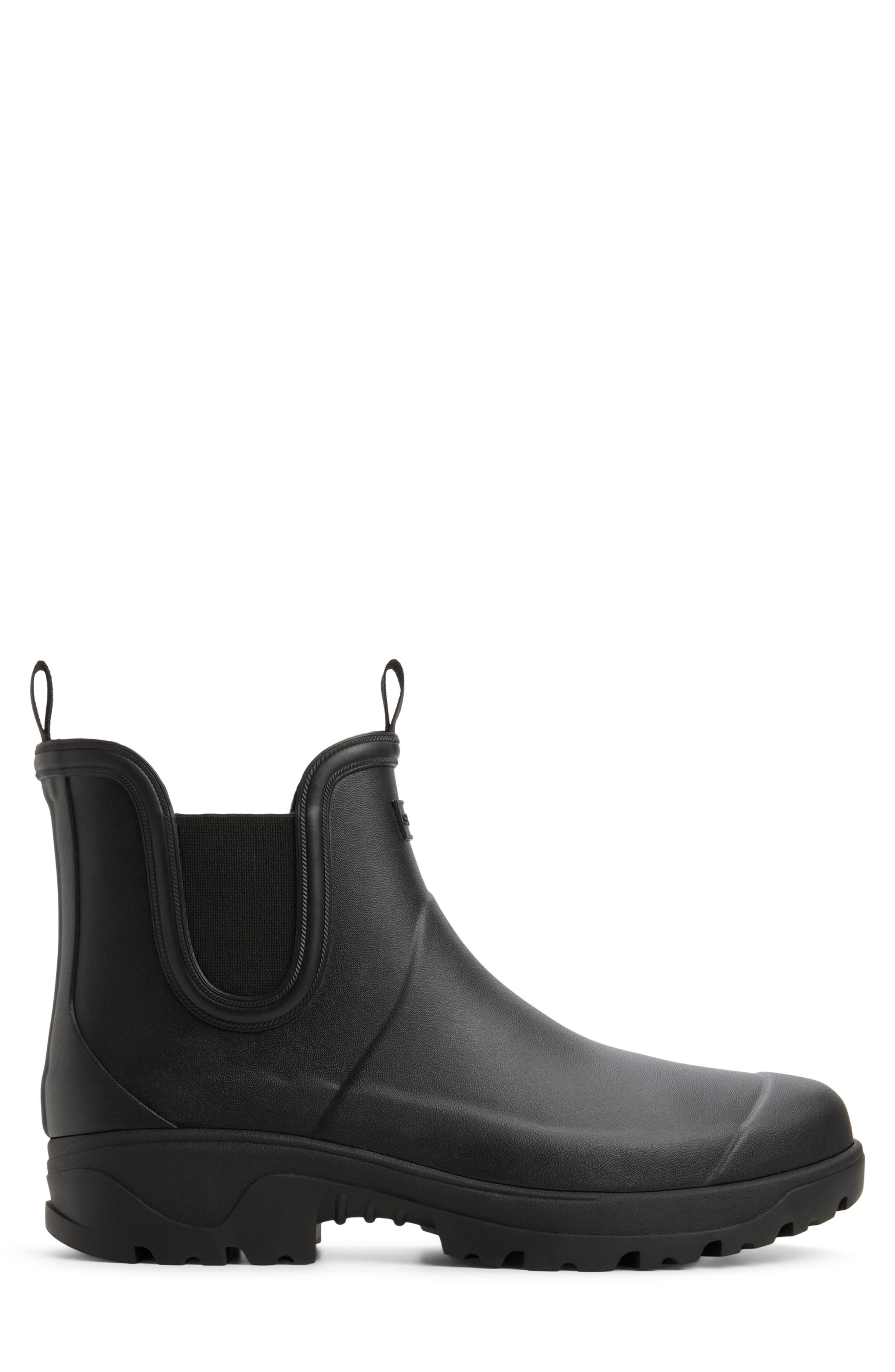 Dryhaven Rain Boot, Alternate, color, BLACK SYNTHETIC RUBBER