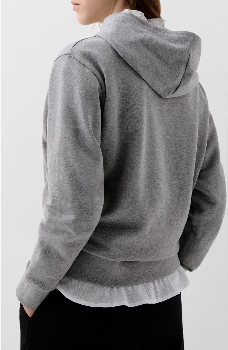 Scalpers Basic Fade Hoodie Sweater, Alternate, color, Greymelange