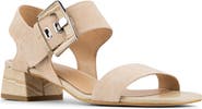 Donald Pliner Croc Embossed Heel Sandal