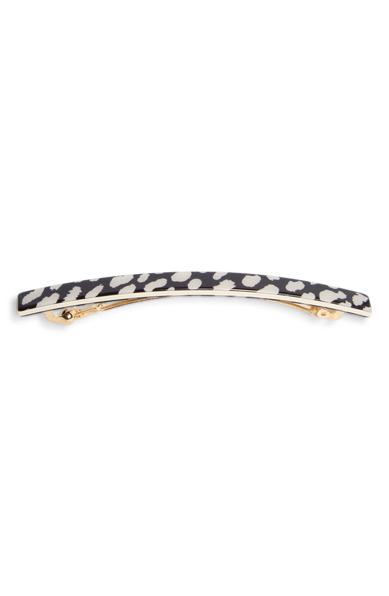 France Luxe Long Skinny Barrette, Main, color, Wild