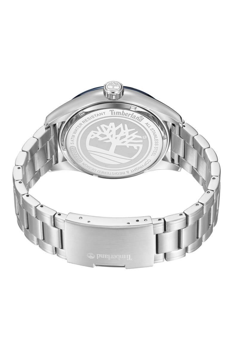 Calverton Bracelet Watch, 46mm, Alternate, color, SILVER