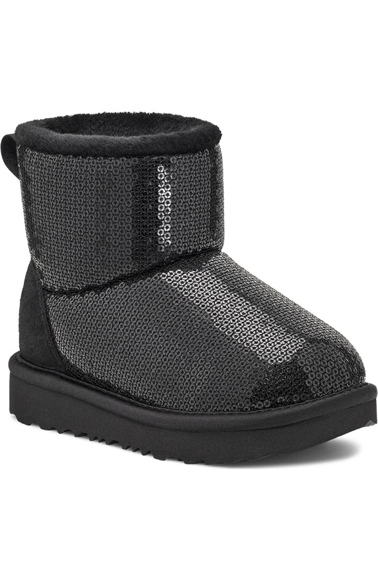 UGG<sup>®</sup> Kids' Classic Mini Sequin Boot, Main, color,