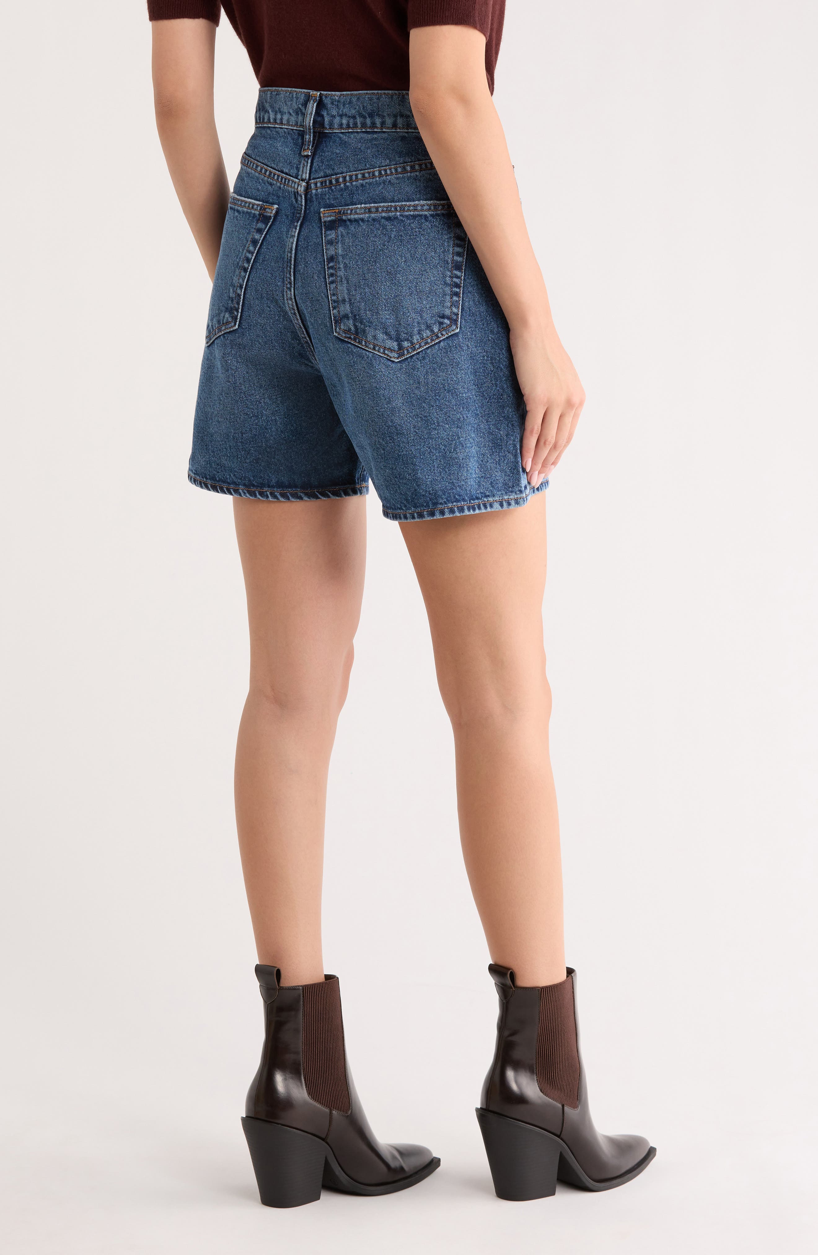 The Easy High Waist Denim Shorts - image 4