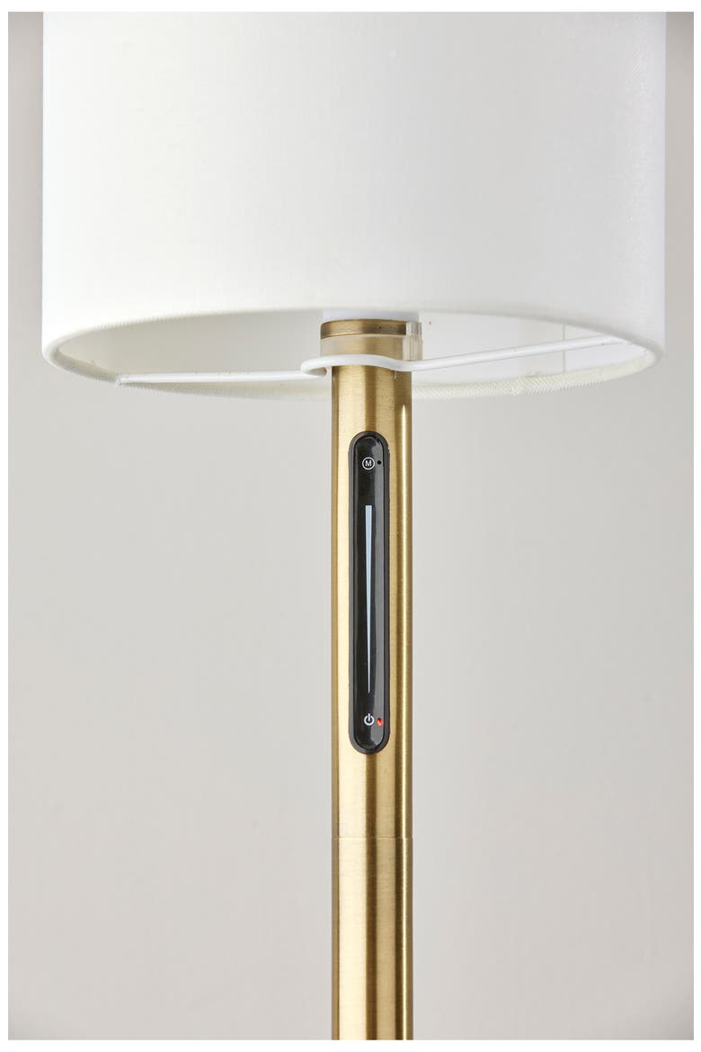 Matilda LED Floor Lamp, Alternate, color, ANTIQUE BRASS