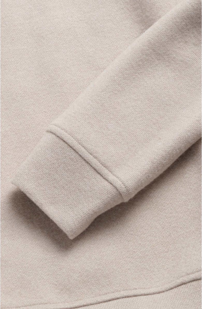 Surfside Supply Co. Bobby Cashmist Fleece Quarter Zip, Alternate, color, Taupe Grey Heather