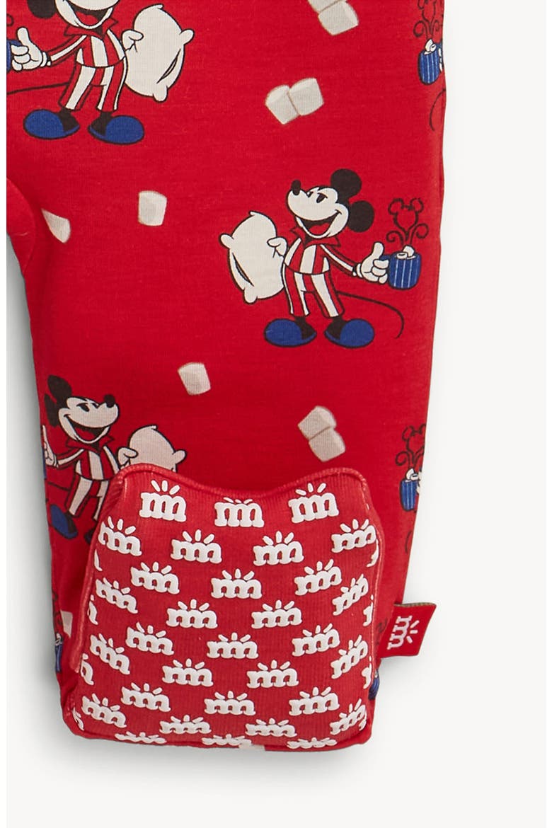 Disney® Mickey Mouse Cocoa Club RightFit™ Convertible Romper, Alternate, color, REDCO