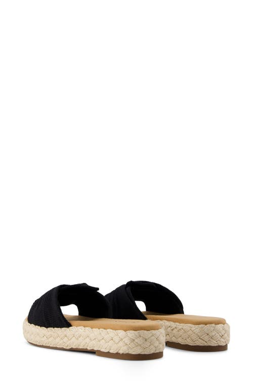 Shop Toms Abby Plaftorm Slide Sandal In Black
