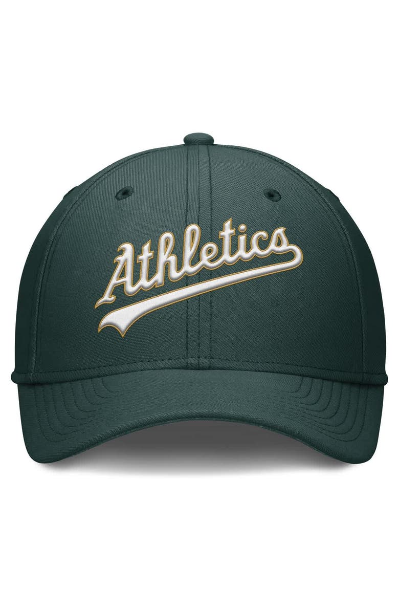 Nike Men's Nike Green Athletics Rise Performance Flex Hat, Alternate, color, Green
