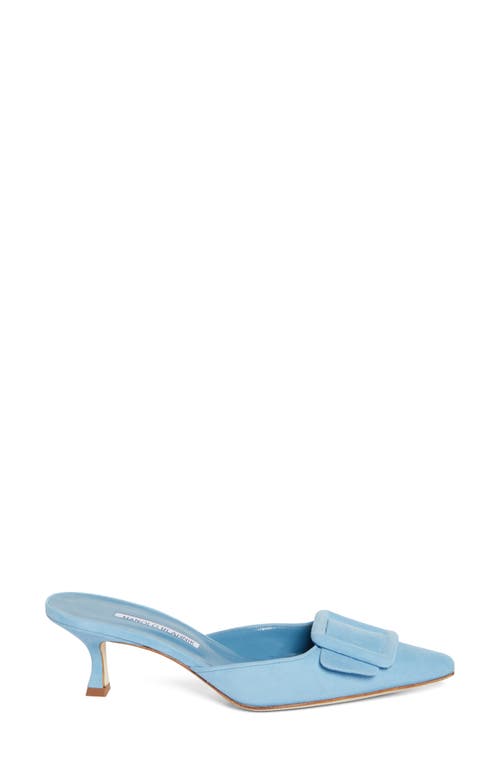 MANOLO BLAHNIK MANOLO BLAHNIK MAYSALE BUCKLE POINTED TOE MULE