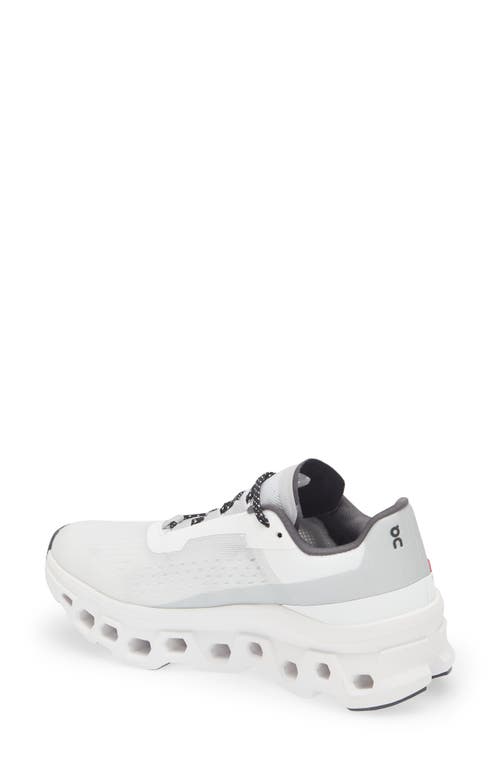 On White Cloudmster Sneakers